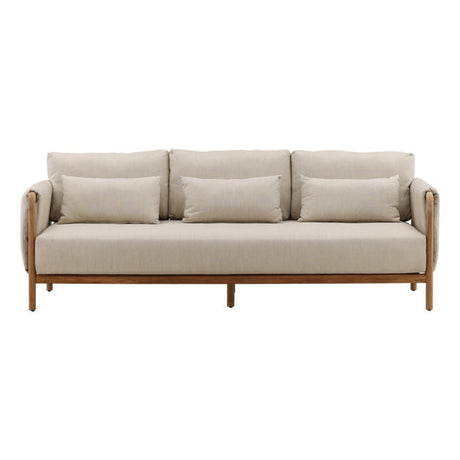 Milburne Beige Outdoor Sofa - Ornate Home