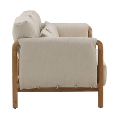 Milburne Beige Outdoor Sofa - Ornate Home
