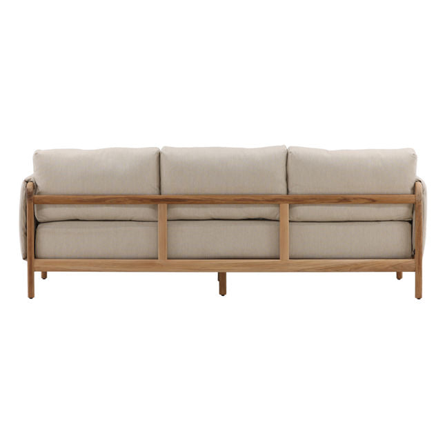 Milburne Beige Outdoor Sofa - Ornate Home