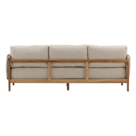 Milburne Beige Outdoor Sofa - Ornate Home