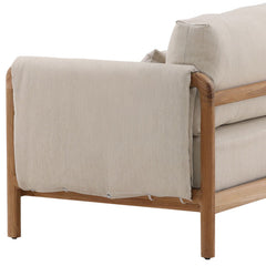 Milburne Beige Outdoor Sofa - Ornate Home