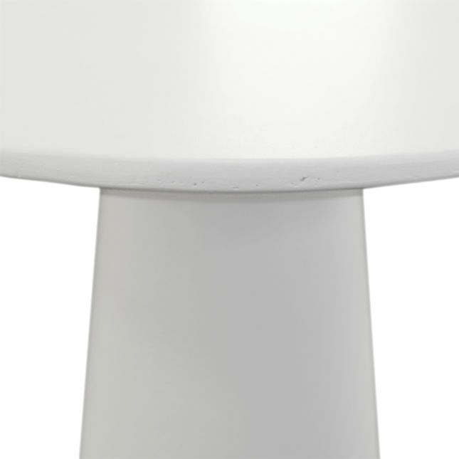 Milena White Outdoor Side Table - Ornate Home