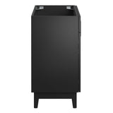 Miles Black 36" Bathroom Vanity Cabinet (Sink Basin Not Included) - Ornate Home