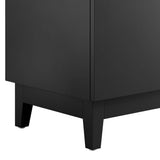 Miles Black 36" Bathroom Vanity Cabinet (Sink Basin Not Included) - Ornate Home