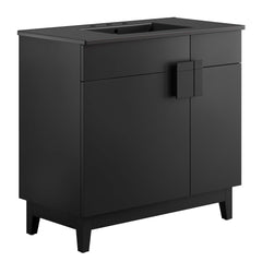 Miles Black 36" Bathroom Vanity - Ornate Home