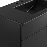 Miles Black 36" Bathroom Vanity - Ornate Home