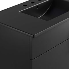 Miles Black 36" Bathroom Vanity - Ornate Home