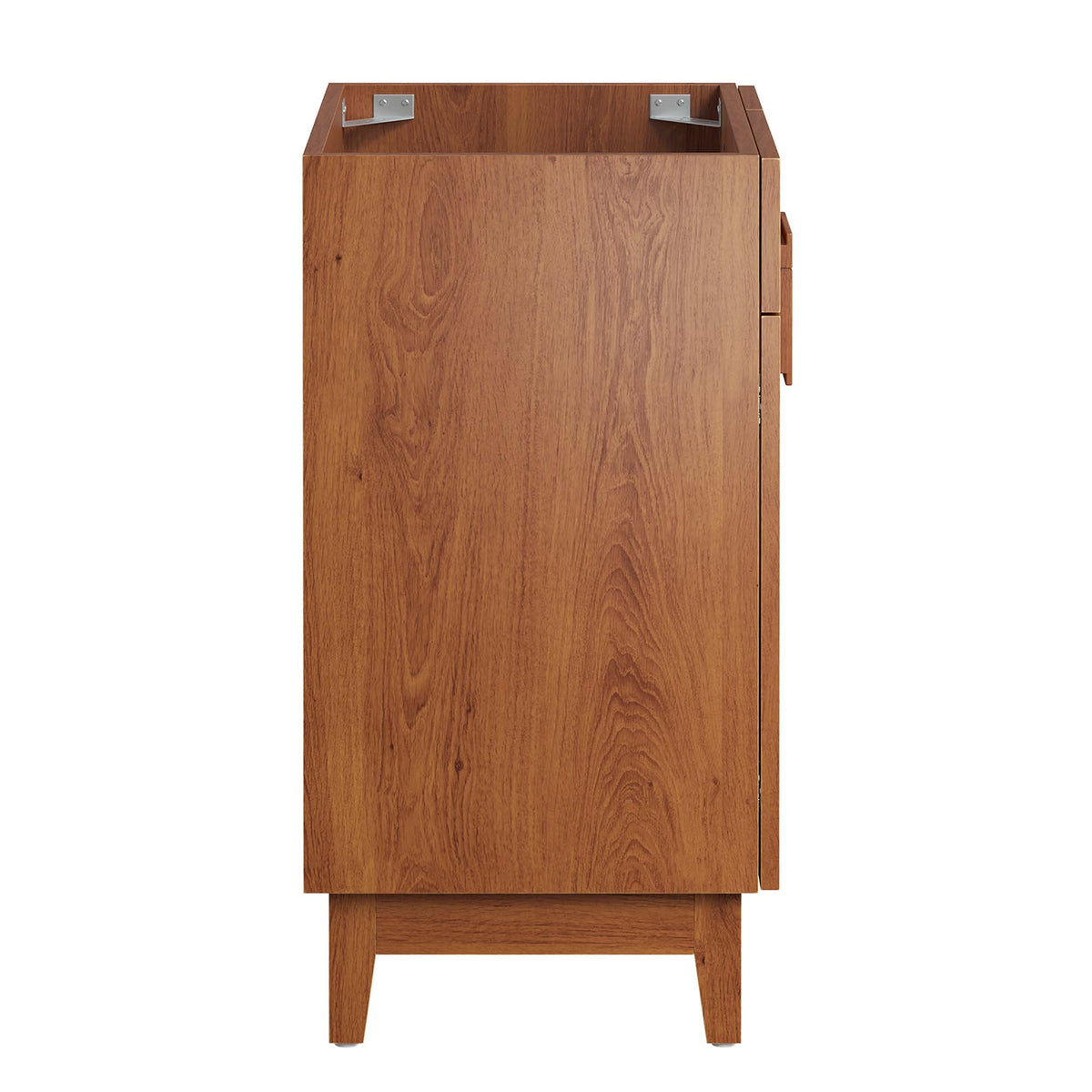 Miles Walnut 24" Bathroom Vanity Cabinet (Sink Basin Not Included) - Ornate Home