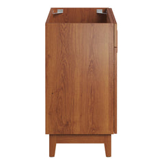 Miles Walnut 36" Bathroom Vanity Cabinet (Sink Basin Not Included) - Ornate Home
