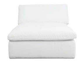 Miles White Outdoor Chaise - Ornate Home