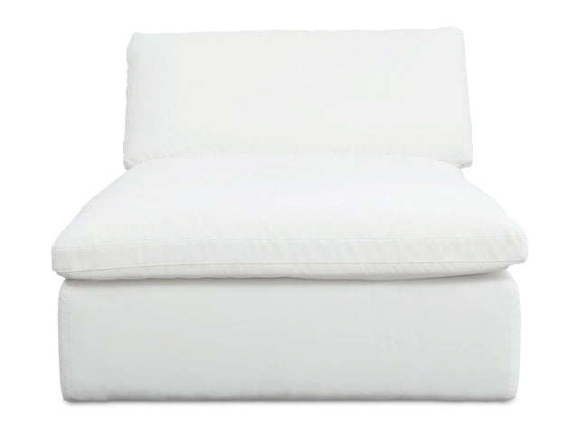 Miles White Outdoor Chaise - Ornate Home