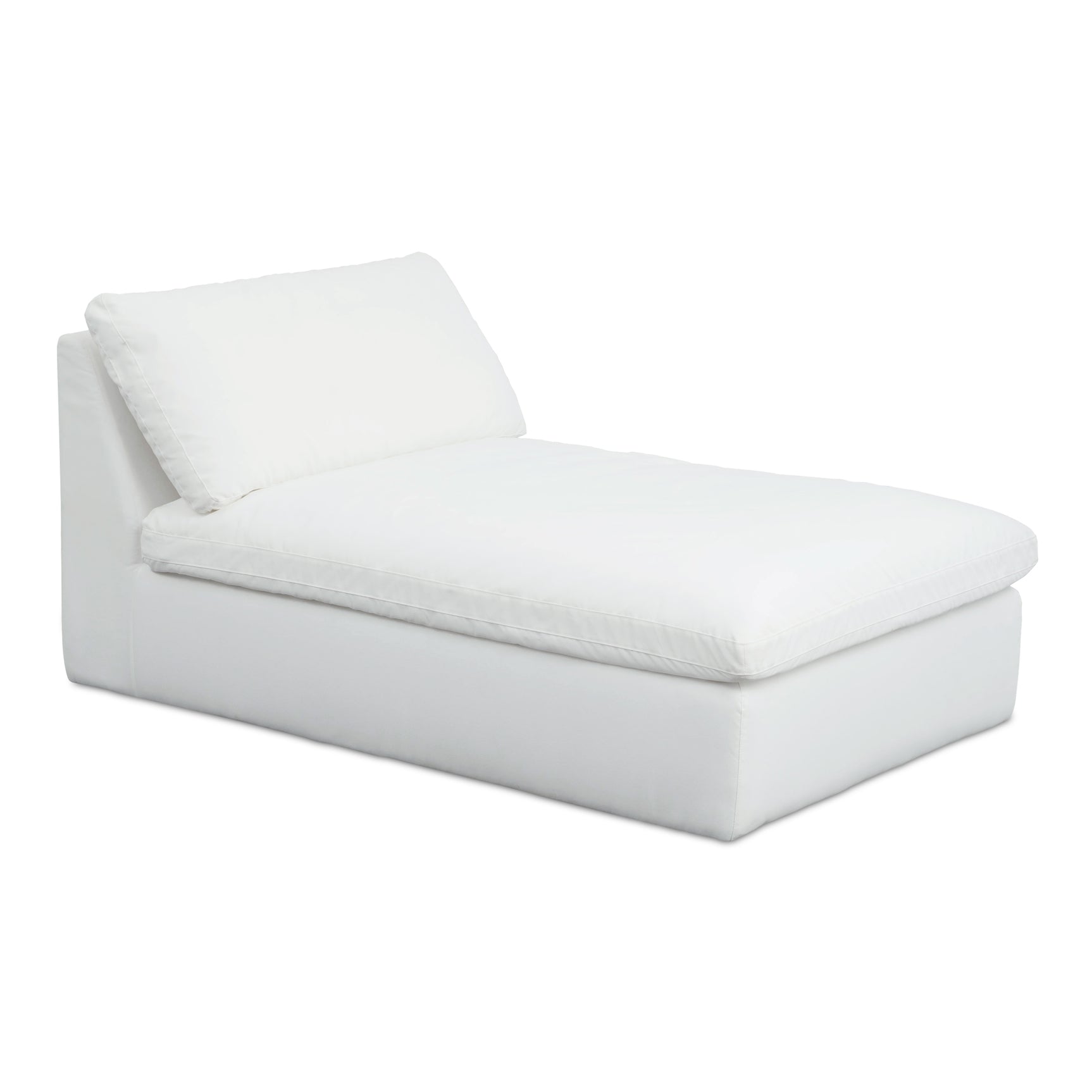 Miles White Outdoor Chaise - Ornate Home