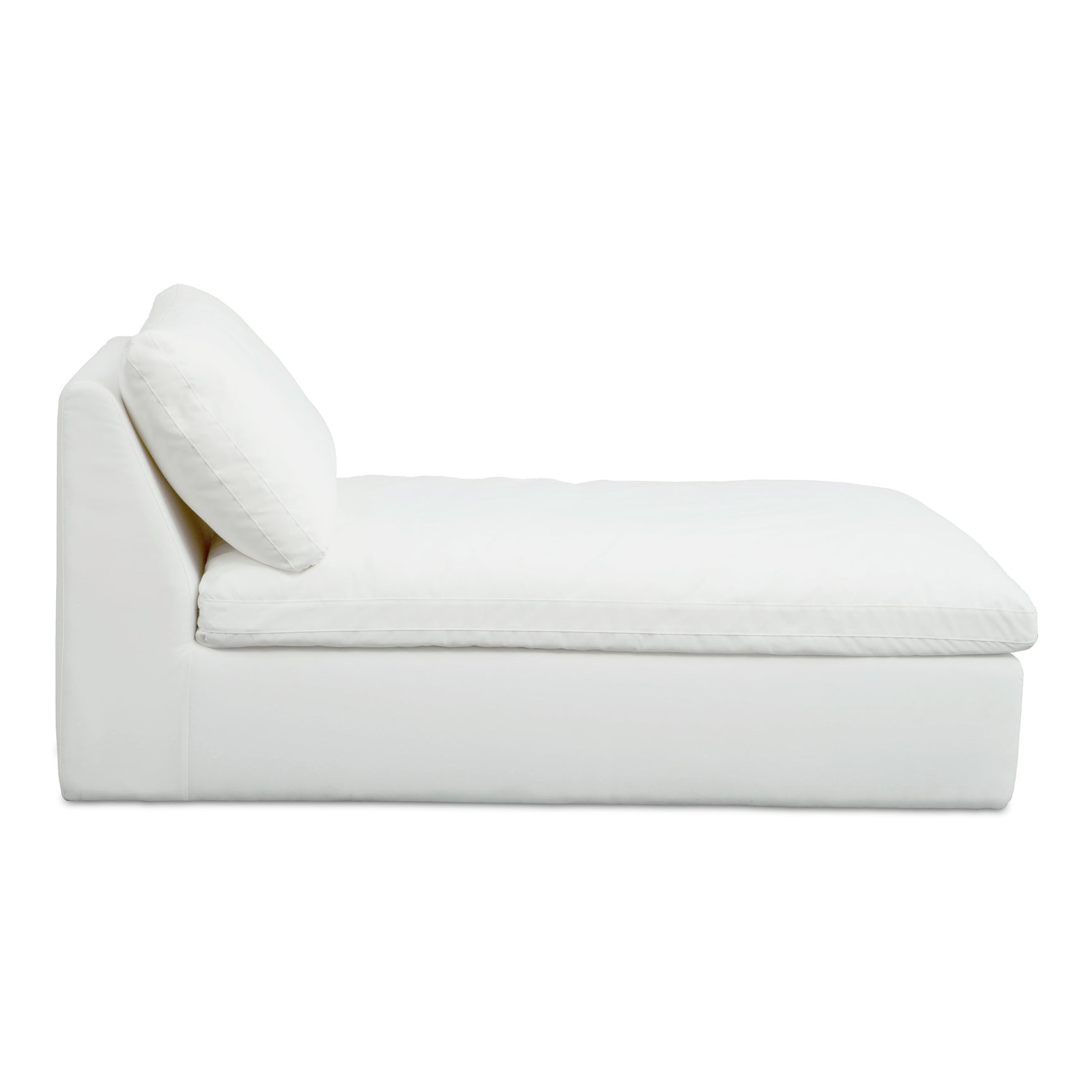 Miles White Outdoor Chaise - Ornate Home