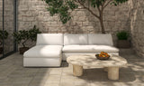 Miles White Outdoor Chaise - Ornate Home