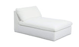 Miles White Outdoor Chaise - Ornate Home