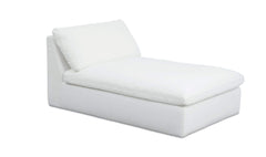 Miles White Outdoor Chaise - Ornate Home