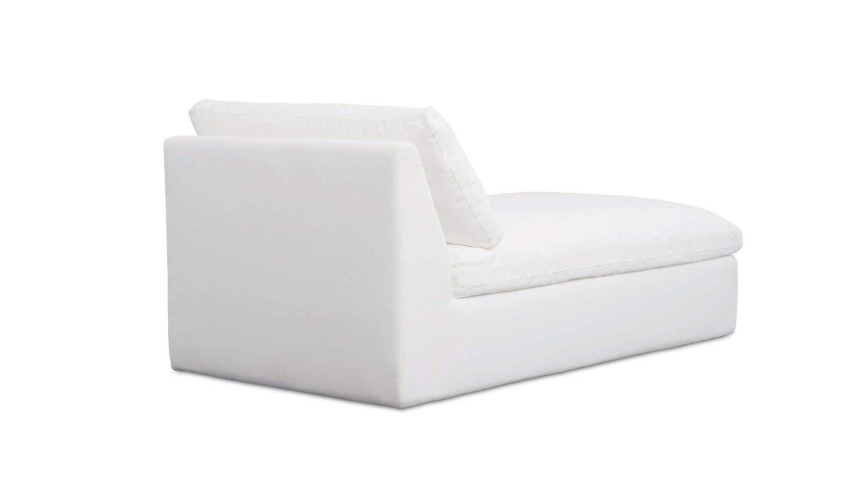 Miles White Outdoor Chaise - Ornate Home