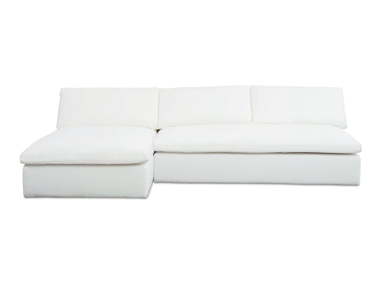 Miles White Outdoor Modular 2 Piece Sectional - Ornate Home