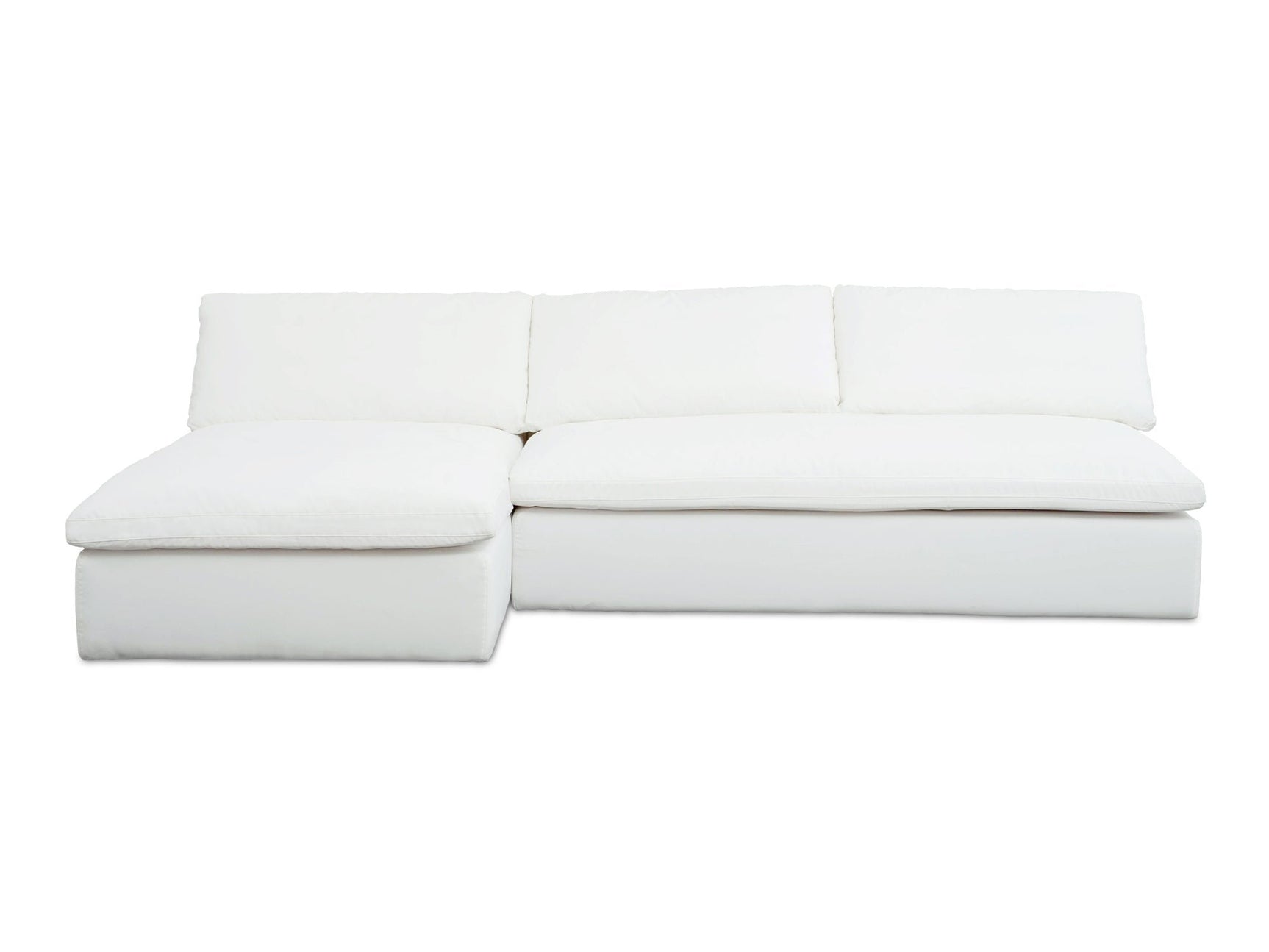 Miles White Outdoor Modular 2 Piece Sectional - Ornate Home