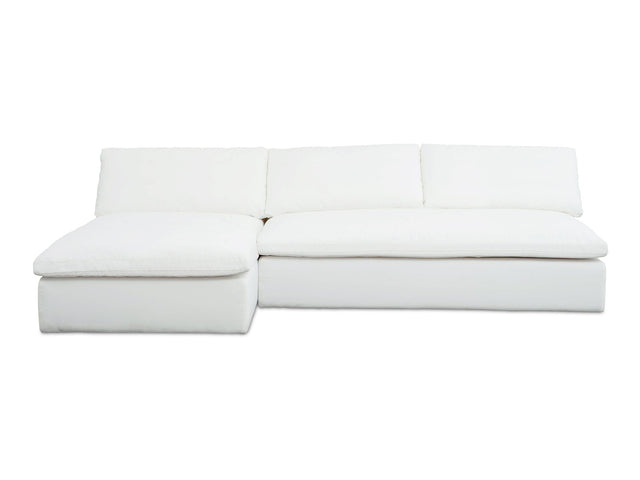 Miles White Outdoor Modular 2 Piece Sectional - Ornate Home