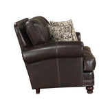 Milford Brown Loveseat - Ornate Home