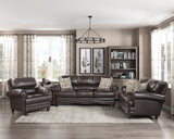 Milford Brown Loveseat - Ornate Home
