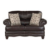 Milford Brown Loveseat - Ornate Home