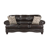 Milford Brown Sofa & Loveseat - Ornate Home