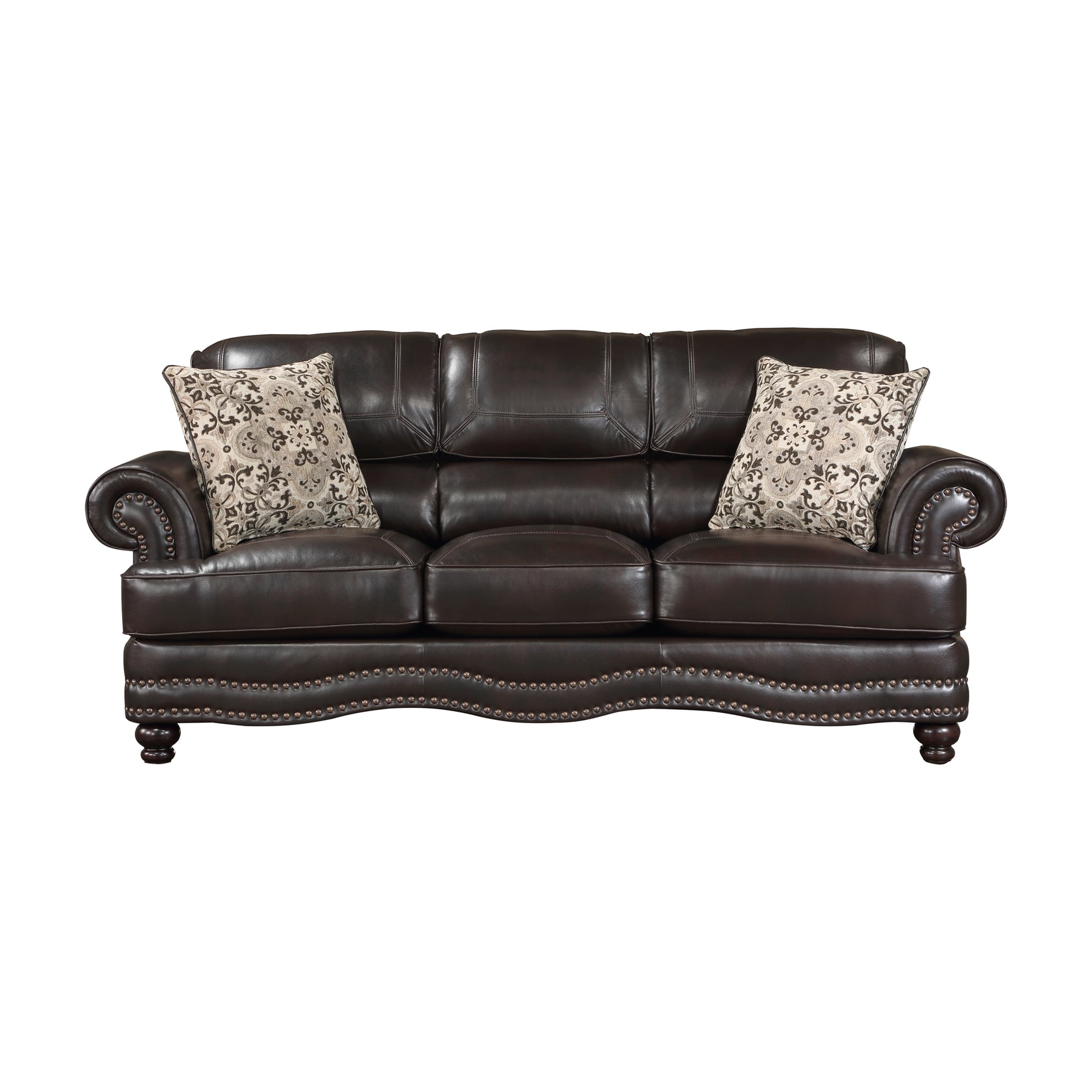 Milford Brown Sofa & Loveseat - Ornate Home