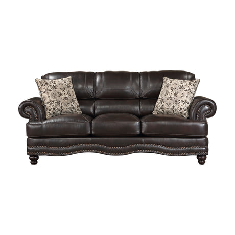 Milford Brown Sofa & Loveseat - Ornate Home