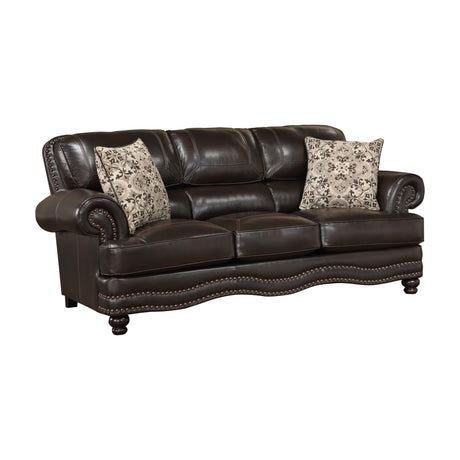 Milford Brown Sofa & Loveseat - Ornate Home