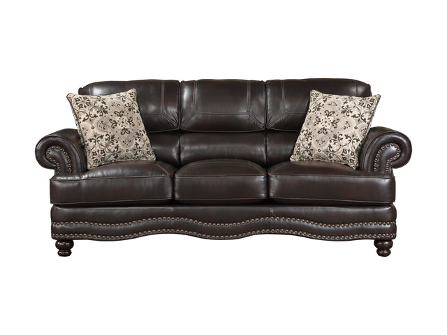 Milford Brown Sofa - Ornate Home