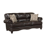 Milford Brown Sofa - Ornate Home