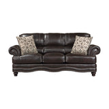 Milford Brown Sofa - Ornate Home