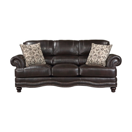 Milford Brown Sofa - Ornate Home