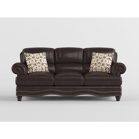 Milford Brown Sofa - Ornate Home