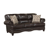 Milford Brown Sofa - Ornate Home