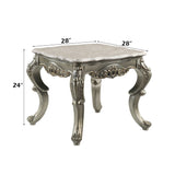 Miliani Antique Bronze End Table - Ornate Home