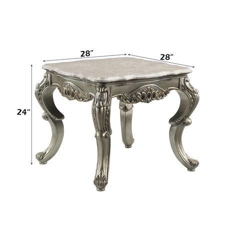 Miliani Antique Bronze End Table - Ornate Home