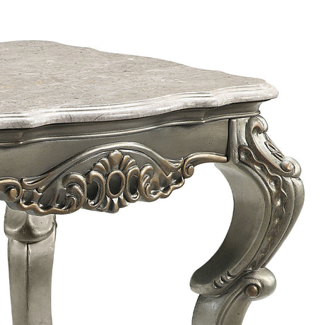 Miliani Antique Bronze End Table - Ornate Home