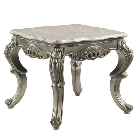 Miliani Antique Bronze End Table - Ornate Home