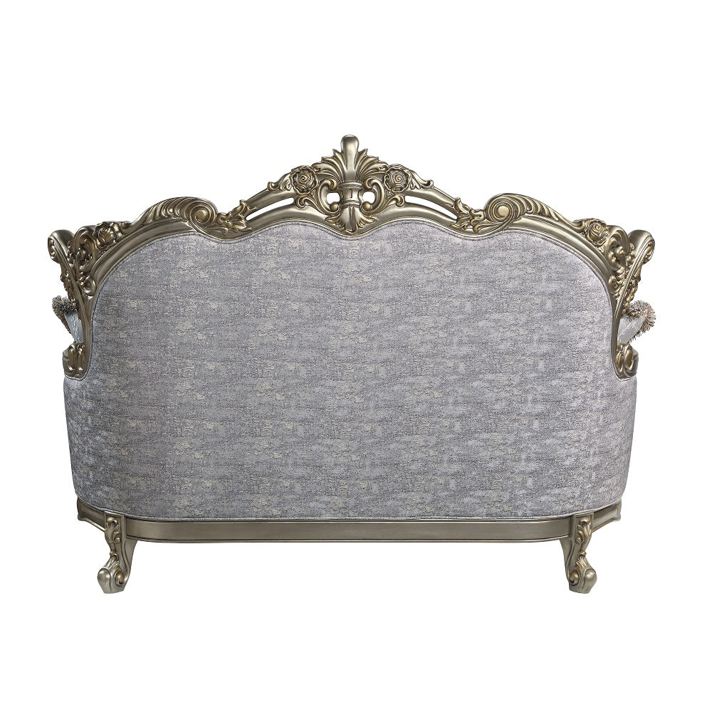 Miliani Antique Bronze Loveseat W/3 Pillows - Ornate Home