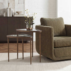 Millar Bronze Curved Nesting Tables (Set of 2) - Ornate Home