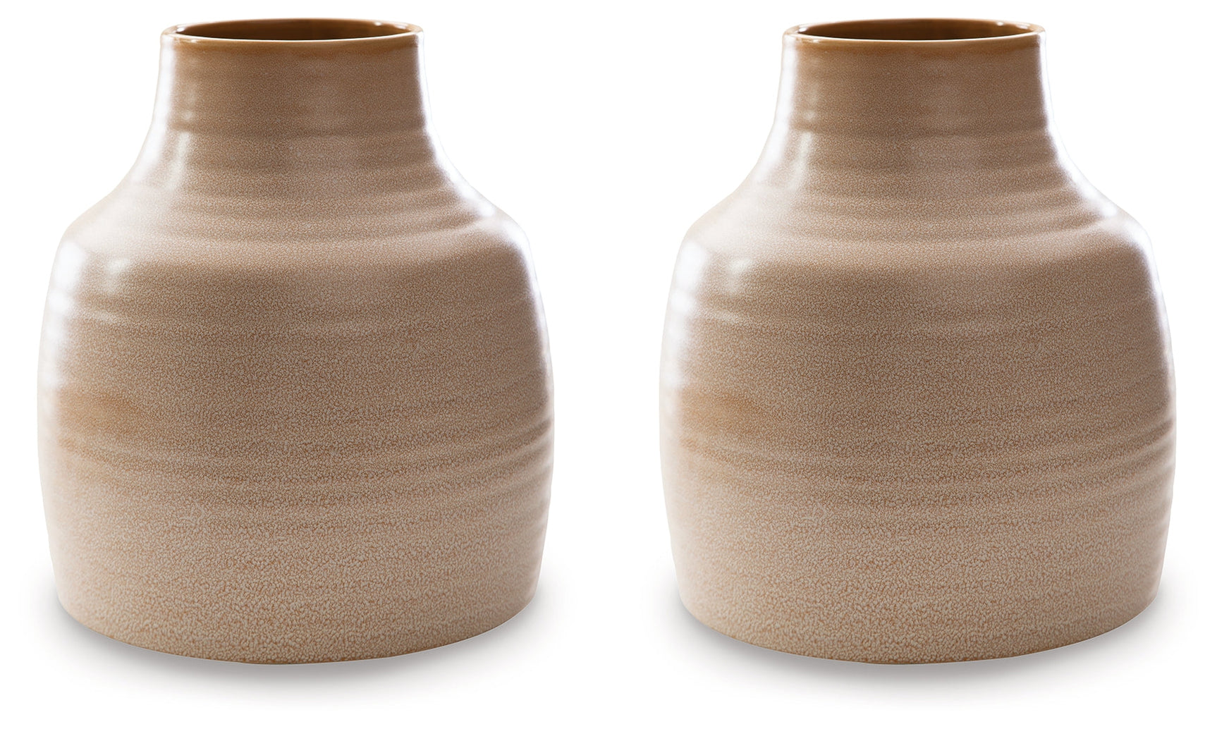 Millcott Tan Vase (Set of 2) - Ornate Home