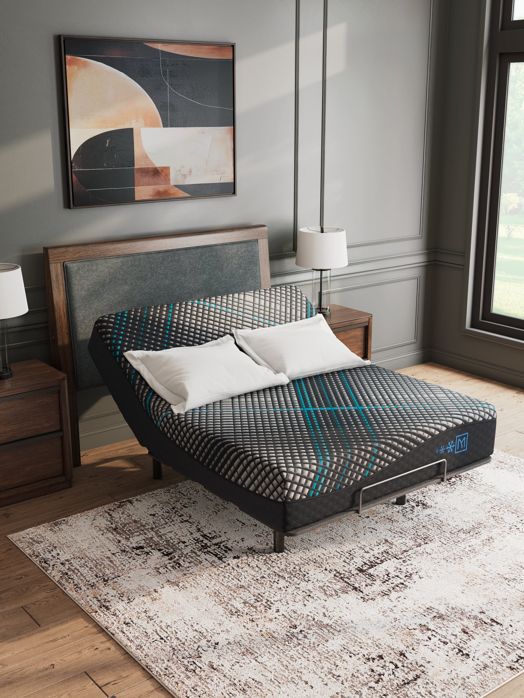 Millennium 2.0 Foam 12 Inch Black King Mattress - Ornate Home