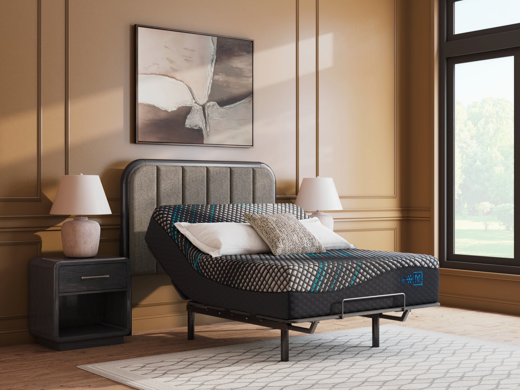 Millennium 2.0 Hybrid 14 Inch Black King Mattress - Ornate Home