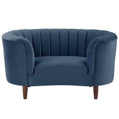 Millephri Blue Chair - Ornate Home