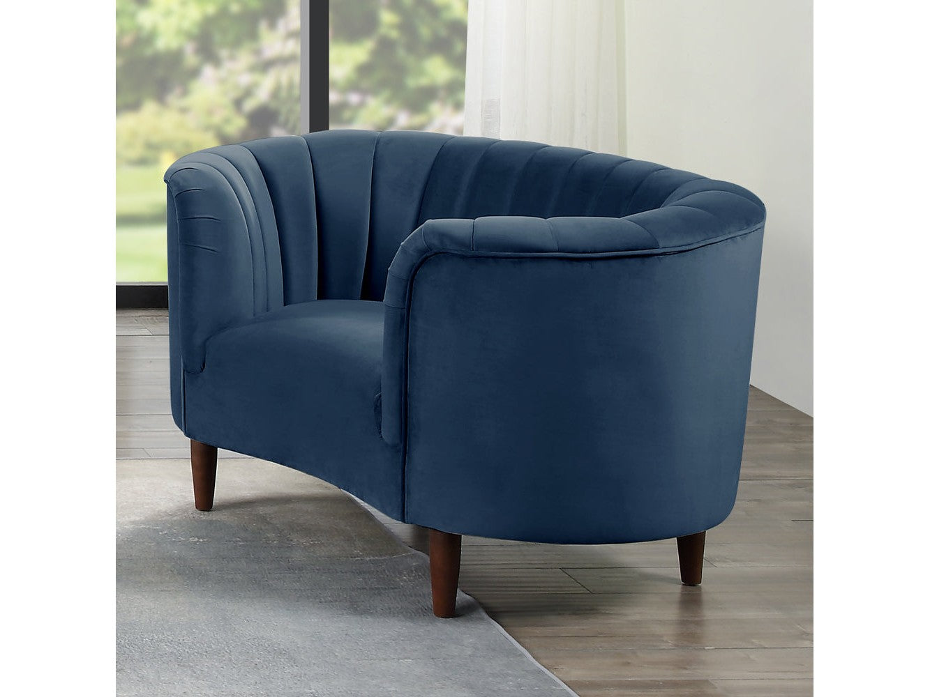 Millephri Blue Chair - Ornate Home