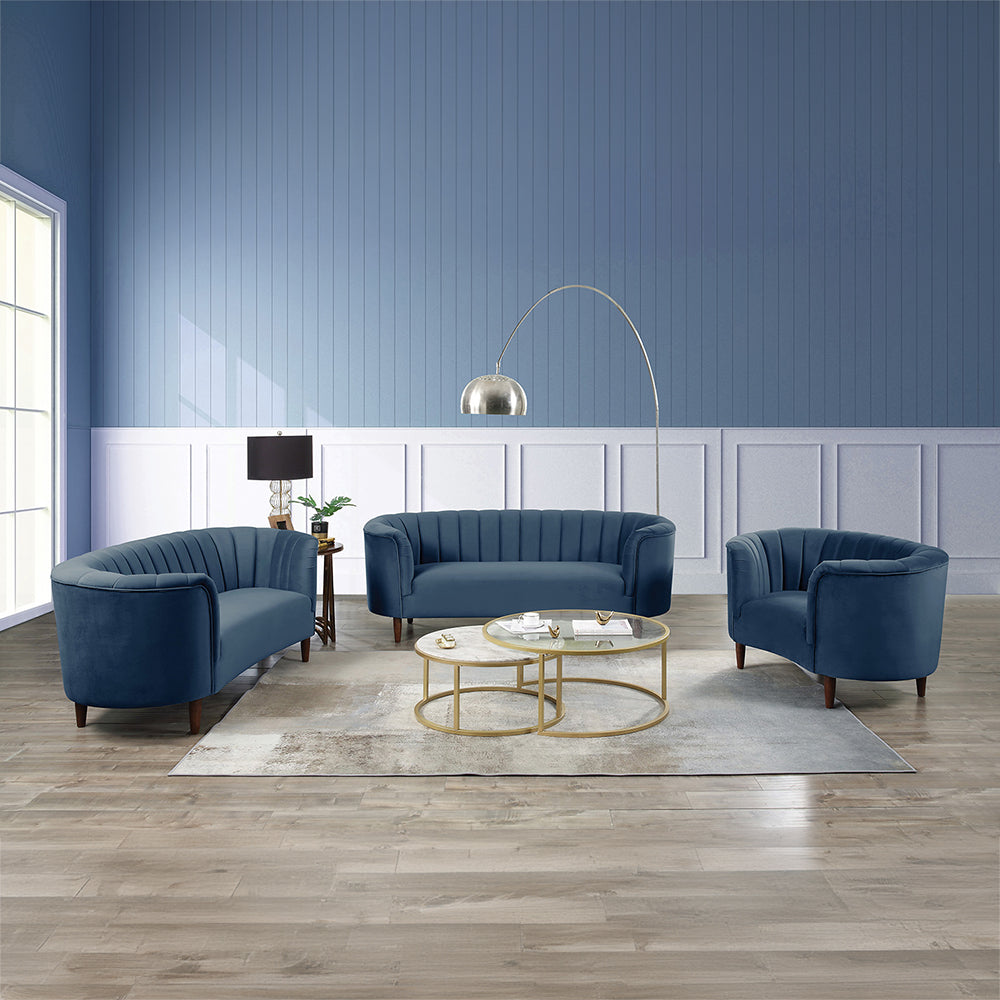 Millephri Blue Sofa - Ornate Home