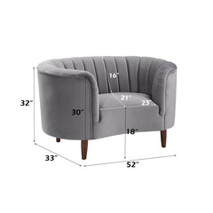 Millephri Gray Chair - Ornate Home
